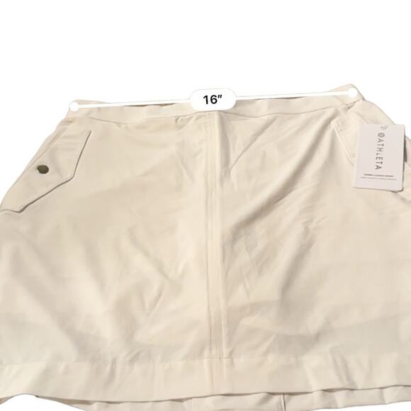 Athleta Vienna Jupe Cargo Skort in Magnolia White Size 16 Plus NEW - Picture 10 of 11